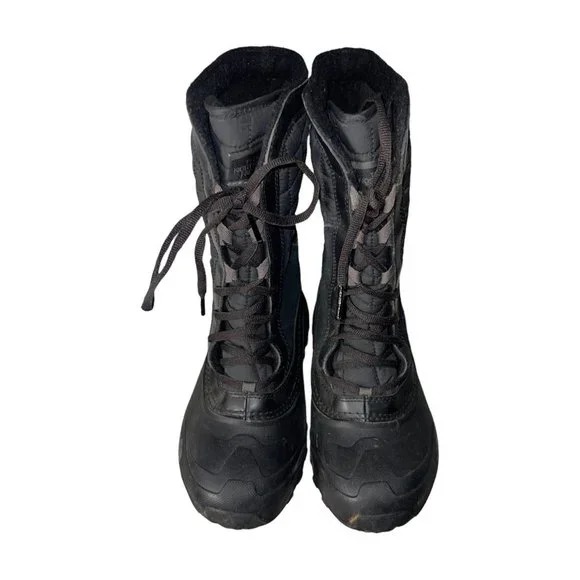 The North Face Thermoball Waterproof Leather Snow Ski Sledding Boots Girl's 4 - Picture 3 of 10